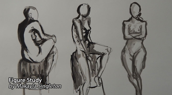 Figure Study by Makayla Singleton