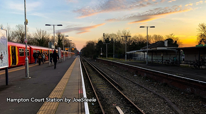 Hampton Court Station by Joe Steele