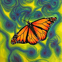 Painting of a Butterfly by Baily Steinberger